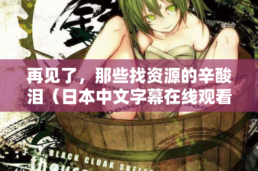 再见了，那些找资源的辛酸泪（日本中文字幕在线观看的正确打开方式）