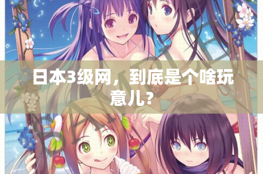 日本3级网，到底是个啥玩意儿？