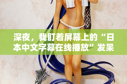 深夜，我盯着屏幕上的“日本中文字幕在线播放”发呆