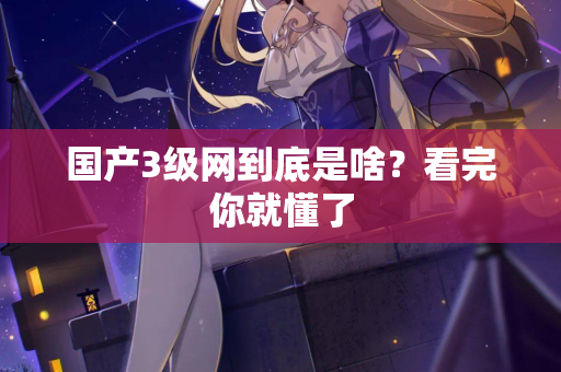 国产3级网到底是啥？看完你就懂了