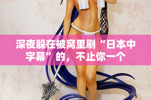 深夜躲在被窝里刷“日本中字幕”的，不止你一个