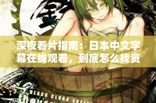 深夜看片指南：日本中文字幕在线观看，到底怎么找资源？