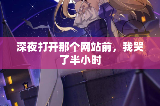 深夜打开那个网站前，我哭了半小时