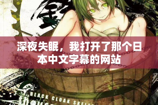 深夜失眠，我打开了那个日本中文字幕的网站