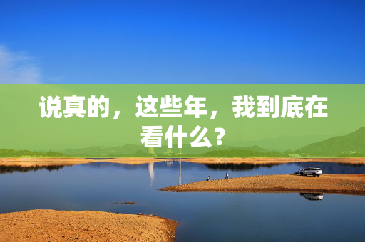 说真的，这些年，我到底在看什么？