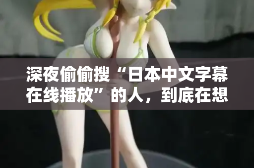 深夜偷偷搜“日本中文字幕在线播放”的人，到底在想什么