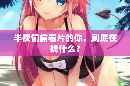 半夜偷偷看片的你，到底在找什么？