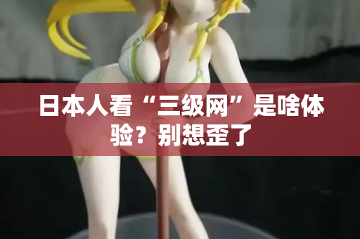 日本人看“三级网”是啥体验？别想歪了