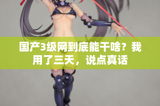 国产3级网到底能干啥？我用了三天，说点真话